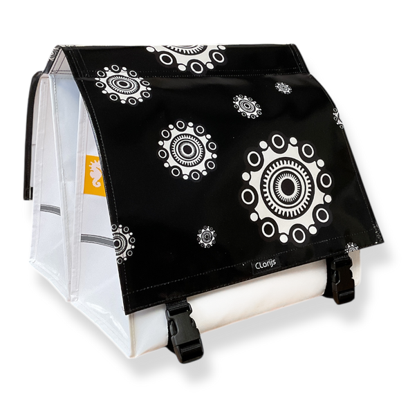 FAHRRADTASCHE ZEEUWSE KNOPPEN - schwarz
