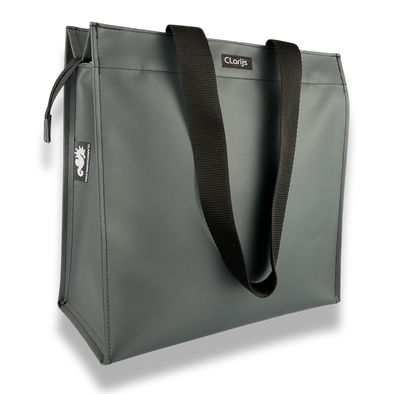 Zipper Shopper met rits - Mat Grijs