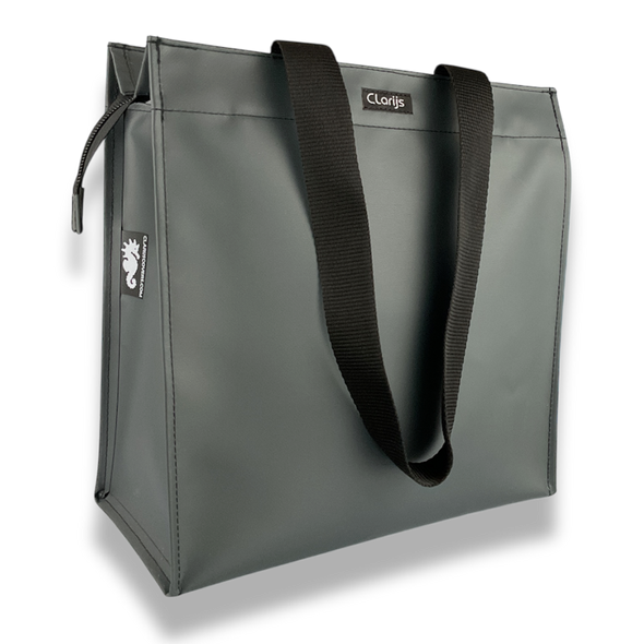 Zipper Shopper met rits - Mat Grijs