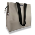 Zipper Shopper met rits - Mat Taupe