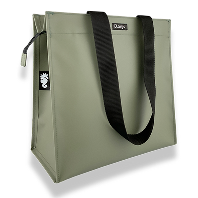 Zipper Shopper met rits - Mat Olive