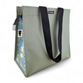 Zipper Shopper met rits - Mat Amandelbloesem